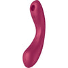 SATISFYER - CURVE TRINITY 1 AIR PULSE VIBRATION ROJO - Sensuana.es