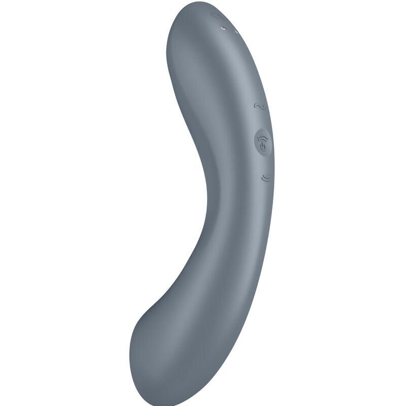 SATISFYER - CURVE TRINITY 1 AIR PULSE VIBRATION ROJO - Sensuana.es