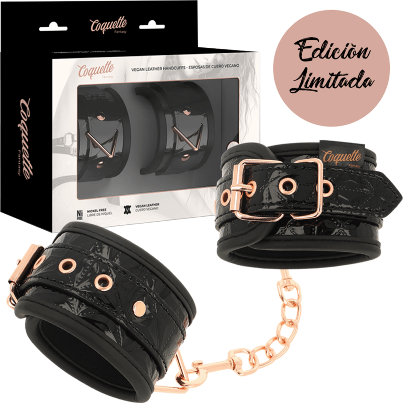 COQUETTE CHIC DESIRE - BLACK EDITION ESPOSAS PARA MANOS CON FORRO DE NEOPRENO - Sensuana.es