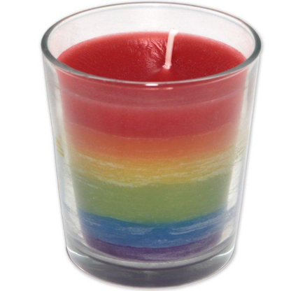 PRIDE - VASO VELA CON LA BANDERA LGBT - Sensuana.es