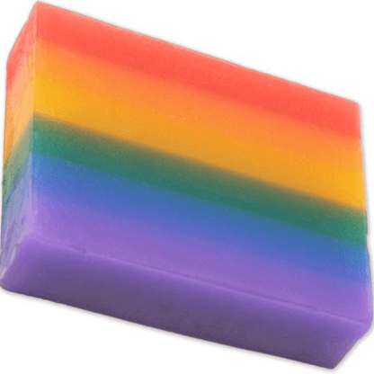 PRIDE - JABON BRILLO AROMA FRUTAL CON JABONERA DE CERAMICA BLANCA - Sensuana.es