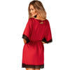 OBSESSIVE - SENSUELIA PEIGNOIR RED S/M