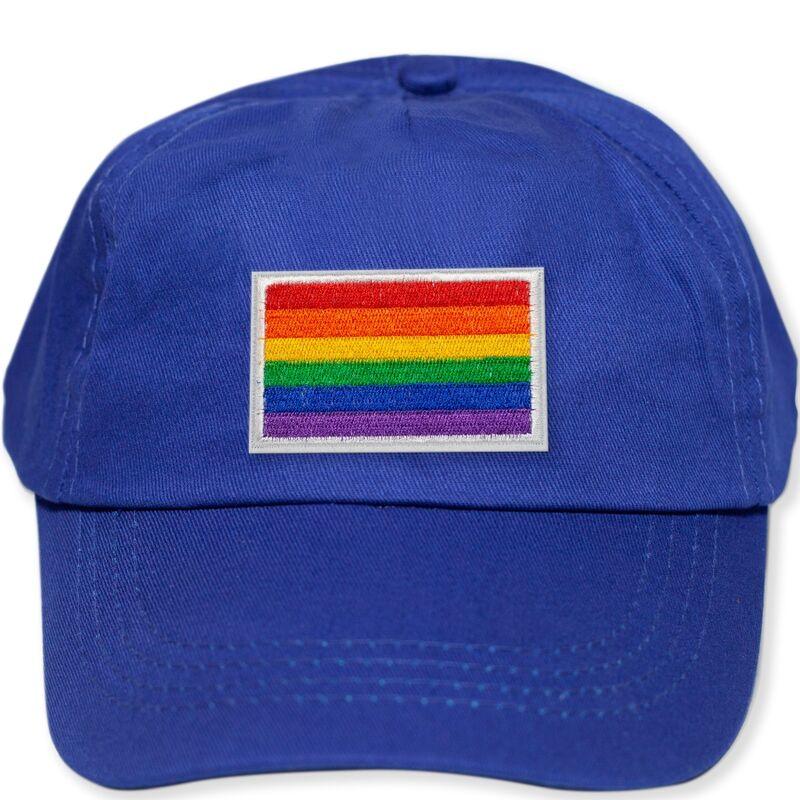 PRIDE - GORRA AZUL CON LA BANDERA LGBT - Sensuana.es