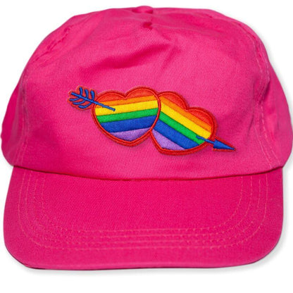 PRIDE - GORRA FUSCIA CON LA CORAZON LGBT - Sensuana.es