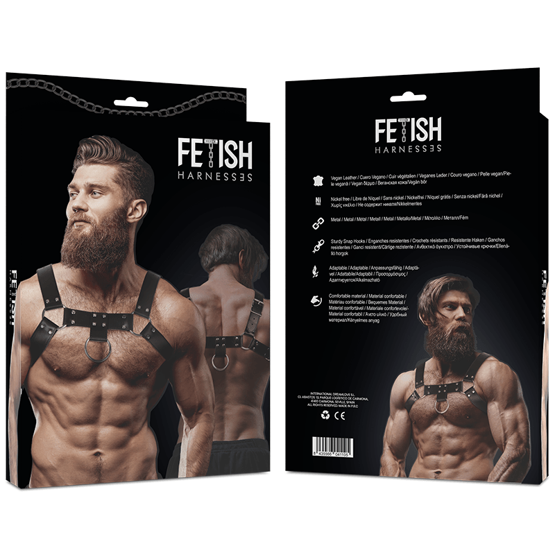 FETISH SUBMISSIVE ATTITUDE - ARNÉS ECOPIEL PECHO HOMBRE - Sensuana.es