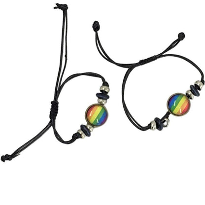 PRIDE - PULSERA CIRCULO CENTRAL BANDERA LGBT - Sensuana.es