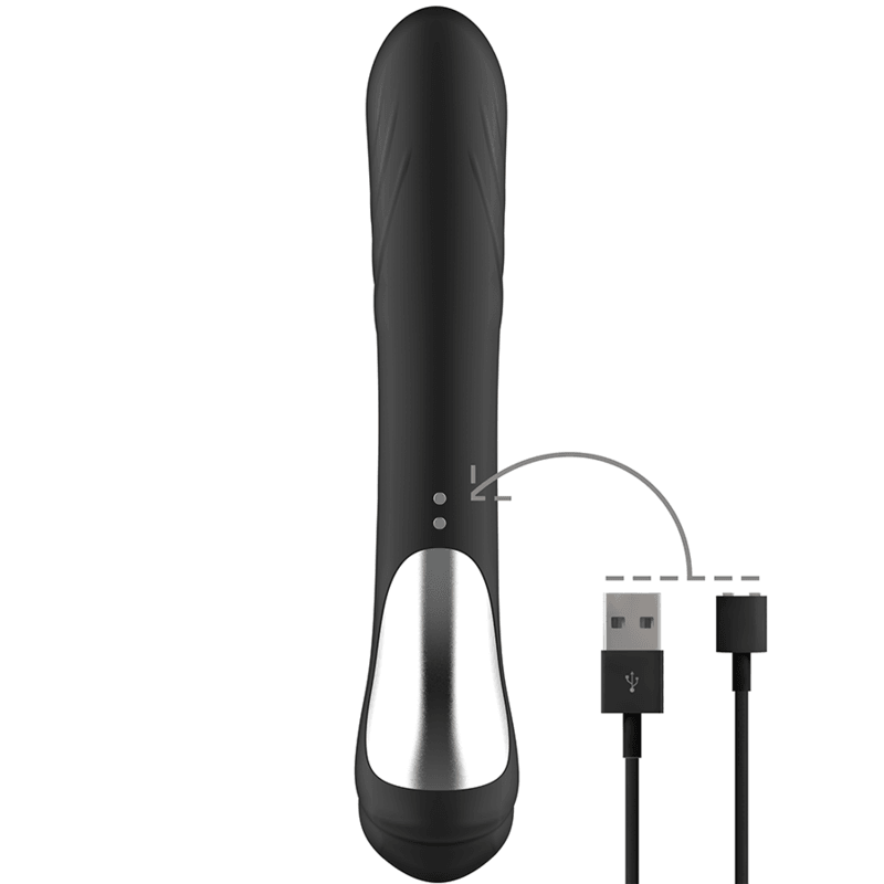 BLACK&SILVER - JAMIE VIBRADOR RABBIT EFECTO WAVE - Sensuana.es