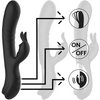 BLACK&SILVER - JAMIE VIBRADOR RABBIT EFECTO WAVE - Sensuana.es