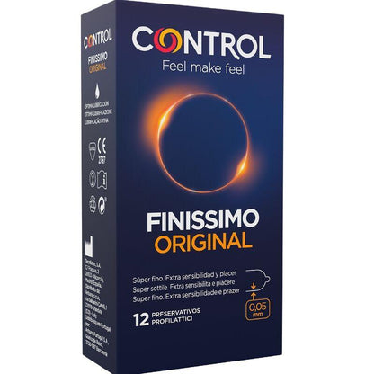 CONTROL - FINISSIMO PRESERVATIVOS 12 UNIDADES - Sensuana.es