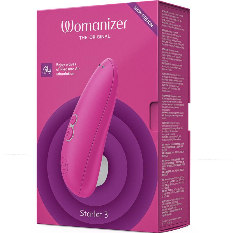 WOMANIZER - STARLET 3 ESTIMULADOR CLÍTORIS ROSA - Sensuana.es