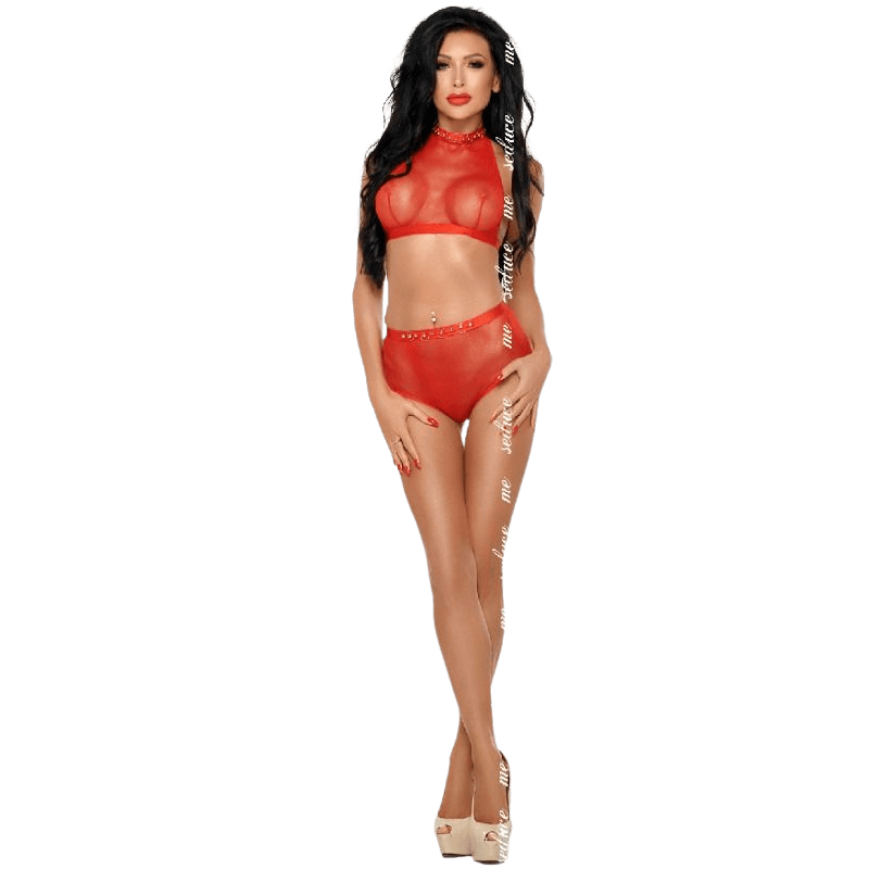 ME-SEDUCE - MONA SET ROJO S/M - Sensuana.es