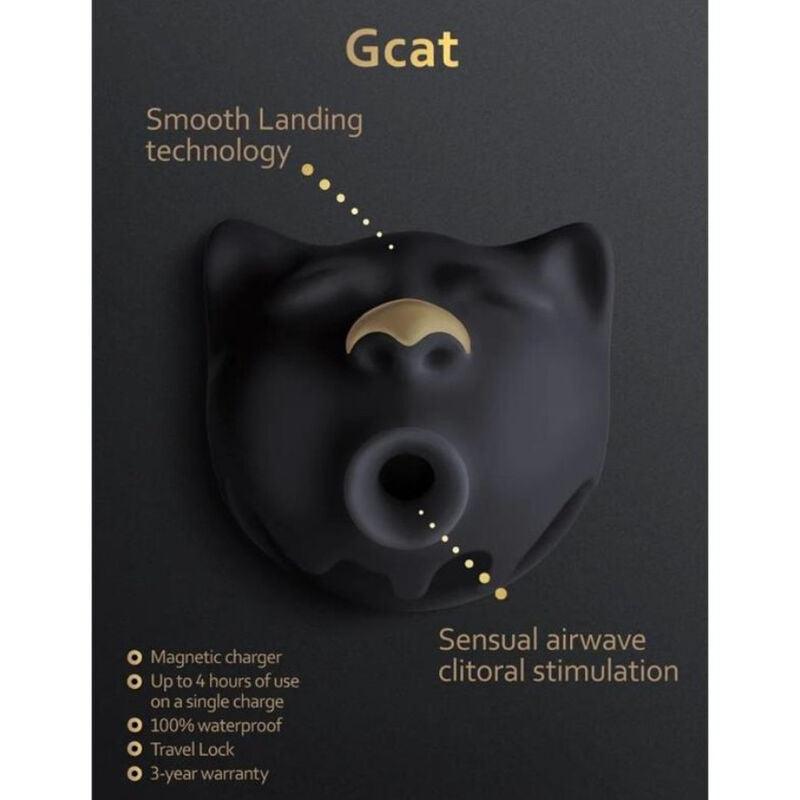 G-VIBE - GCAT MYSTIC SUCCIONADOR DE CLÍTORIS NEGRO - Sensuana.es