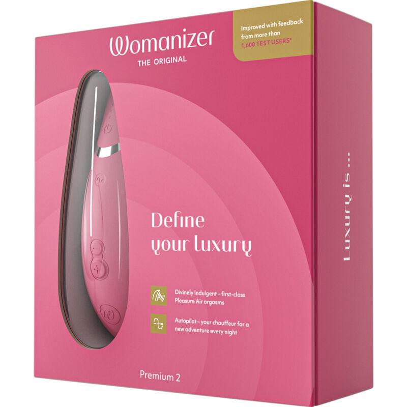 WOMANIZER - PREMIUM 2 ESTIMULADOR DE CLÍTORIS FRAMBUESA - Sensuana.es