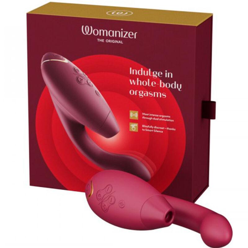 WOMANIZER - DUO 2 ESTIMULADOR BURDEOS - Sensuana.es