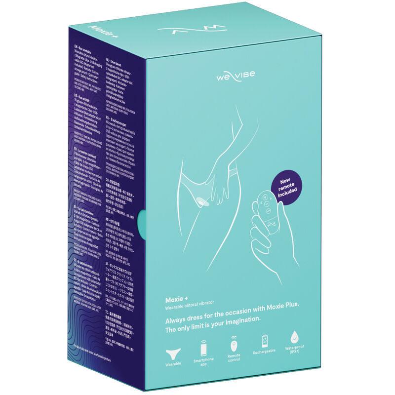 WE-VIBE - MOXIE + VIBRADOR CLÍTORIS AQUA - Sensuana.es