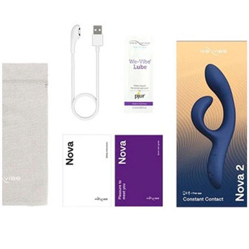 WE-VIBE - NOVA 3 VIBRADOR RABBIT AZUL MEDIANOCHE - Sensuana.es