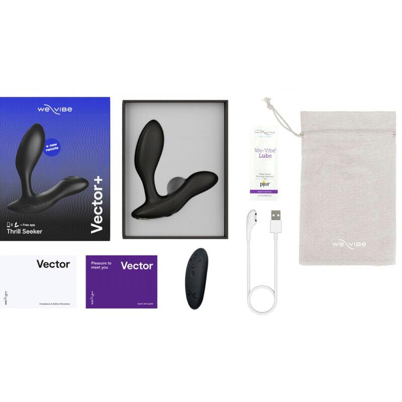 WE-VIBE - VECTOR+ MASAJEADOR DE PRÓSTATA NEGRO - Sensuana.es