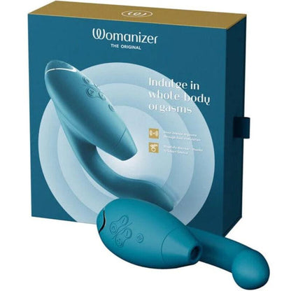 WOMANIZER - DUO 2 ESTIMULADOR AZUL PETRÓLEO - Sensuana.es