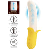 PRETTY LOVE - BANANA GEEK SUPER POWER 7 VIBRACIONES UP&DOWN SILICONA NEGRO - Sensuana.es