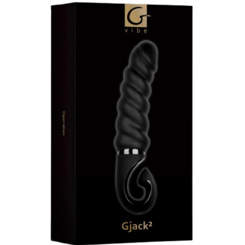 G-VIBE - G-JACK 2 - DILDO VIBRADOR NEGRO - Sensuana.es