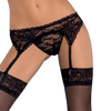 OBSESSIVE - LIGUERO NEGRO CATIA GARER BELT S/M - Sensuana.es