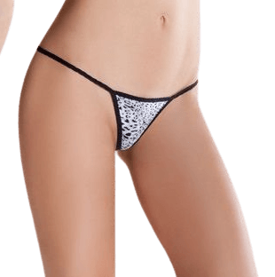 PASSION - EROTIC LINE TANGA BLANCO TALLA UNICA ESTAMPADO ANIMAL - Sensuana.es