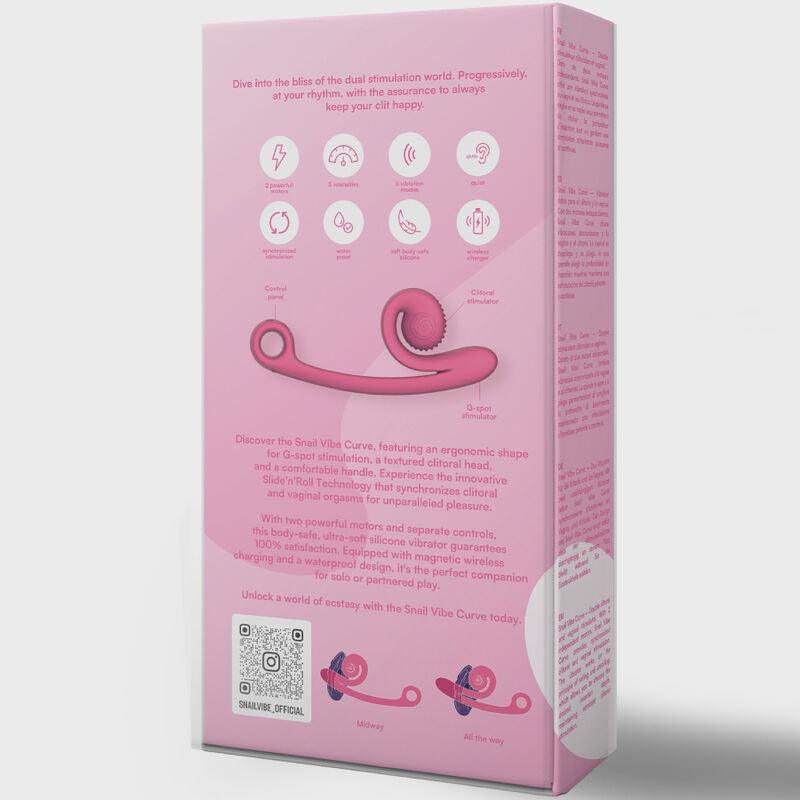 SNAIL VIBE - CURVE VIBRADOR ROSA - Sensuana.es