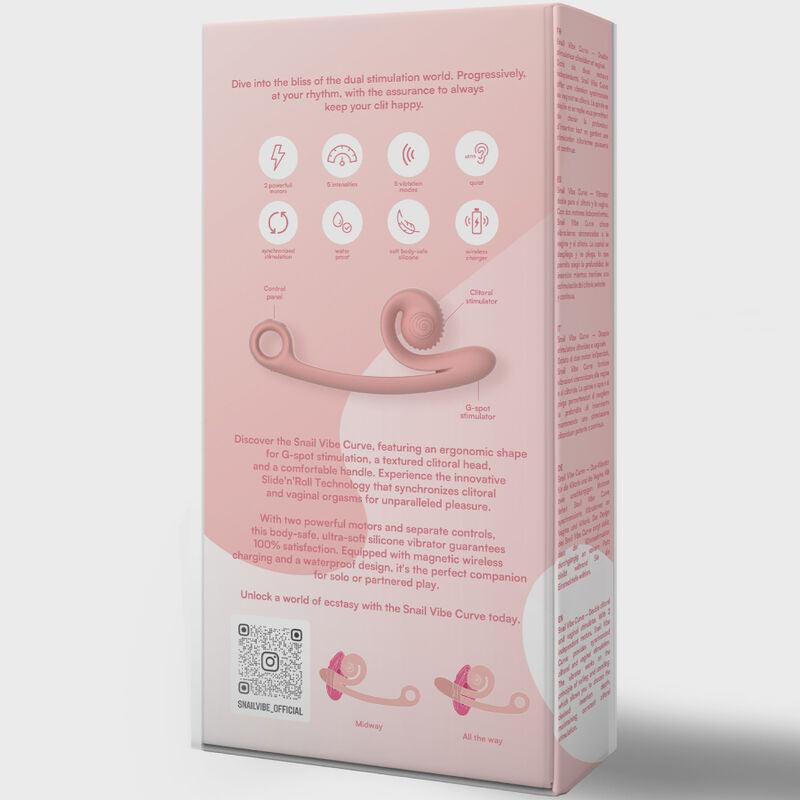 SNAIL VIBE - CURVE VIBRADOR ROSA - Sensuana.es