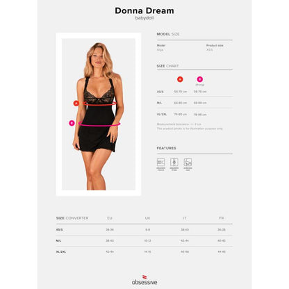 OBSESSIVE - DONNA DREAM BABYDOLL XS/S - Sensuana.es