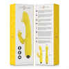 INTENSE - TOKY VIBRADOR MULTIFUNCIÓN RECARGABLE UP & DOWN CON ESTIMULADOR DE CLITORIS AMARILLO - Sensuana.es