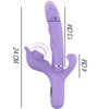 INTENSE - BILLIE VIBRADOR MULTIFUNCIÓN RECARGABLE SUCCIONADOR CON PULSADOR MORADO - Sensuana.es