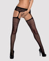 OBSESSIVE - S207 MEDIAS CON LIGUERO NEGRO S/M/L - Sensuana.es