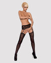 OBSESSIVE - S206 MEDIAS CON LIGUERO NEGRO S/M/L - Sensuana.es