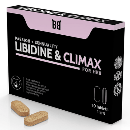 BLACK BULL - LIBIDINE & CLIMAX AUMENTO LÍBIDO PARA MUJER 10 CÁPSULAS - Sensuana.es