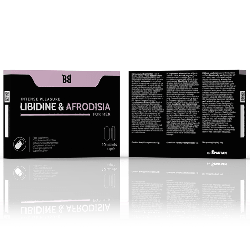 BLACK BULL - LIBIDINE & AFRODISIA PLACER INTENSO PARA MUJER 10 CÁPSULAS - Sensuana.es