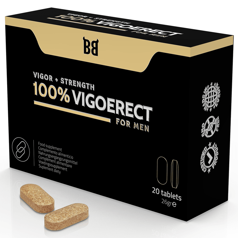 BLACK BULL - 100% VIGOERECT POTENCIADOR PARA HOMBRE 20 CÁPSULAS - Sensuana.es