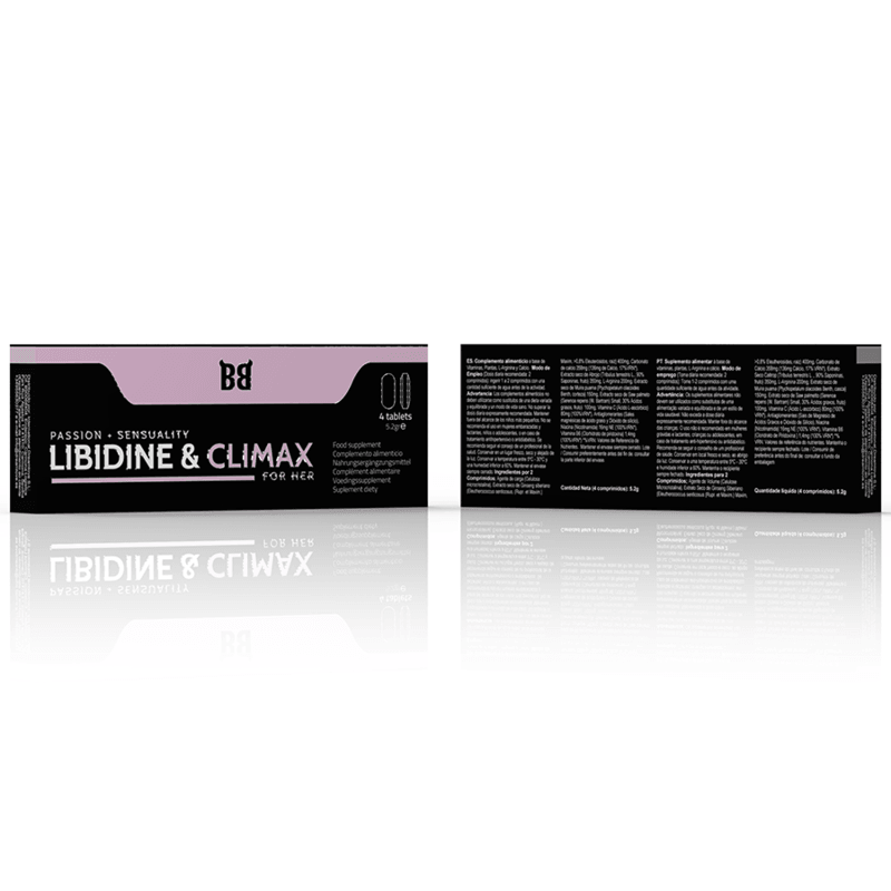 BLACK BULL - LIBIDINE & CLIMAX AUMENTO LÍBIDO PARA MUJER 4 CÁPSULAS - Sensuana.es