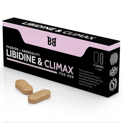 BLACK BULL - LIBIDINE & CLIMAX AUMENTO LÍBIDO PARA MUJER 4 CÁPSULAS - Sensuana.es