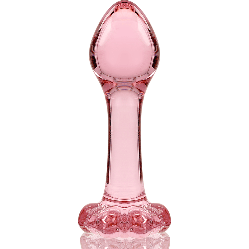 NEBULA SERIES BY IBIZA - MODELO 2 PLUG CRISTAL BOROSILICATO TRANSPARENTE 11 CM -O- 3.5 CM - Sensuana.es