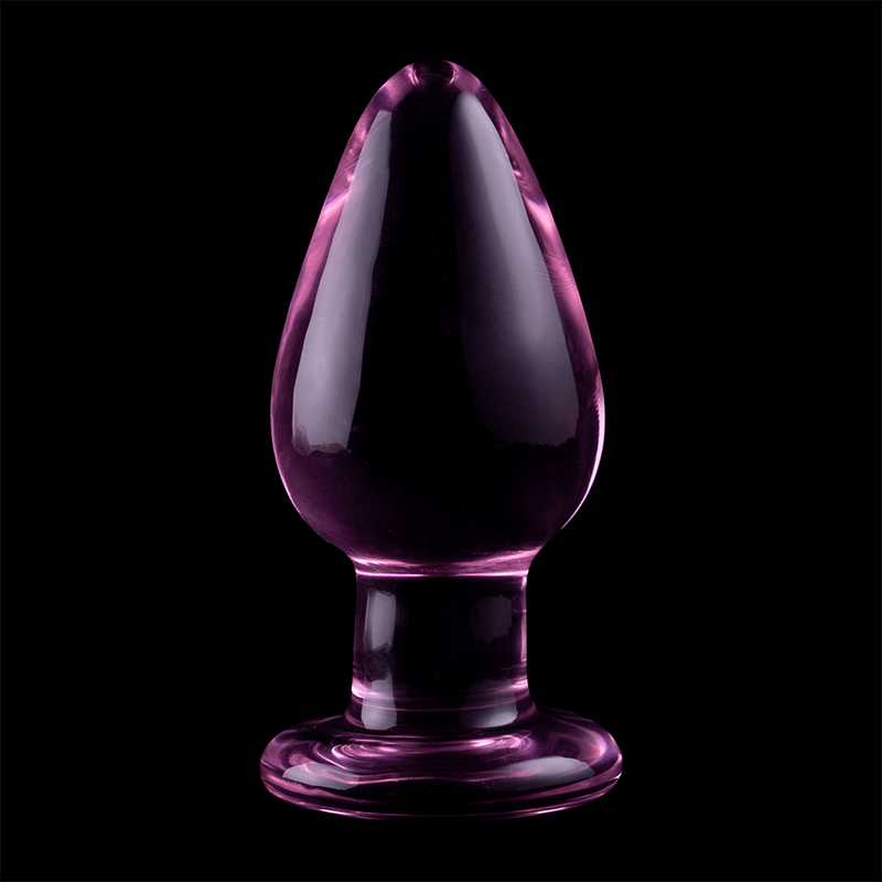 NEBULA SERIES BY IBIZA - MODELO 3 PLUG CRISTAL BOROSILICATO TRANSPARENTE 11 CM -O- 5 CM - Sensuana.es