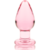 NEBULA SERIES BY IBIZA - MODELO 3 PLUG CRISTAL BOROSILICATO TRANSPARENTE 11 CM -O- 5 CM - Sensuana.es