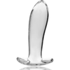 NEBULA SERIES BY IBIZA - MODELO 5 PLUG CRISTAL BOROSILICATO TRANSPARENTE 12.5 CM -O- 3.5 CM - Sensuana.es