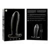 NEBULA SERIES BY IBIZA - MODELO 5 PLUG CRISTAL BOROSILICATO TRANSPARENTE 12.5 CM -O- 3.5 CM - Sensuana.es