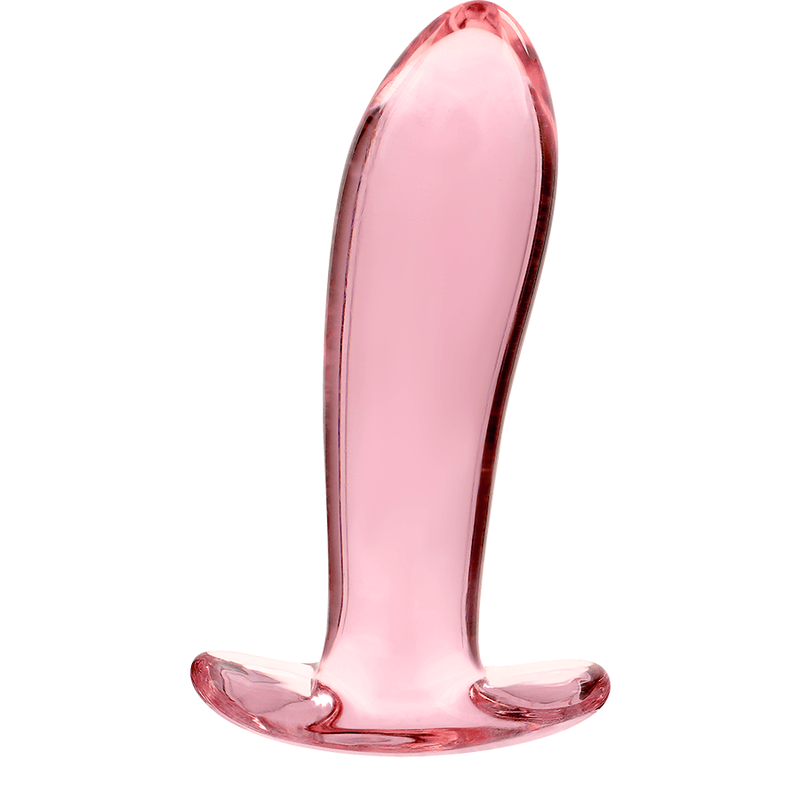 NEBULA SERIES BY IBIZA - MODELO 5 PLUG CRISTAL BOROSILICATO TRANSPARENTE 12.5 CM -O- 3.5 CM - Sensuana.es