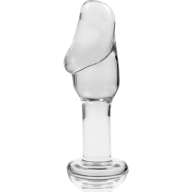 NEBULA SERIES BY IBIZA - MODELO 6 PLUG CRISTAL BOROSILICATO TRANSPARENTE 12.5 CM -O- 4 CM - Sensuana.es