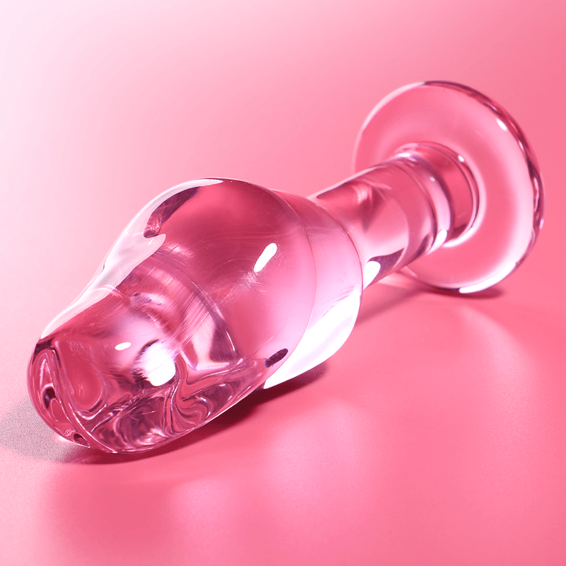 NEBULA SERIES BY IBIZA - MODELO 6 PLUG CRISTAL BOROSILICATO TRANSPARENTE 12.5 CM -O- 4 CM - Sensuana.es