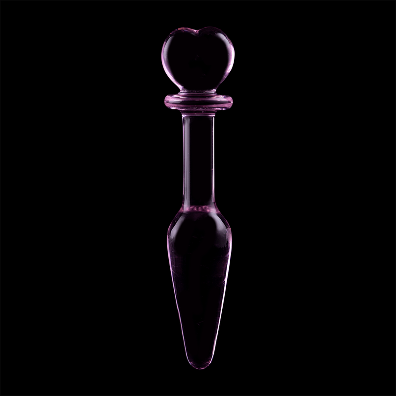 NEBULA SERIES BY IBIZA - MODELO 7 PLUG CRISTAL BOROSILICATO TRANSPARENTE 13.5 CM -O- 3 CM - Sensuana.es