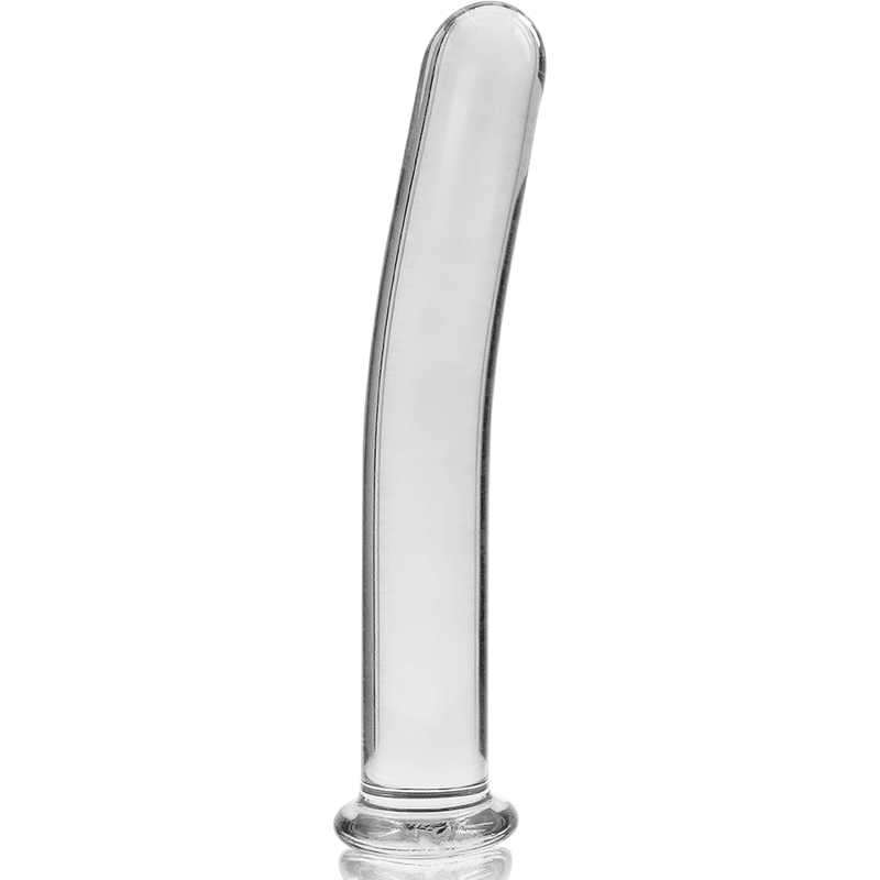 NEBULA SERIES BY IBIZA - MODELO 8 DILDO CRISTAL BOROSILICATO TRANSPARENTE 14.5 CM -O- 2 CM - Sensuana.es