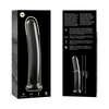 NEBULA SERIES BY IBIZA - MODELO 8 DILDO CRISTAL BOROSILICATO TRANSPARENTE 14.5 CM -O- 2 CM - Sensuana.es