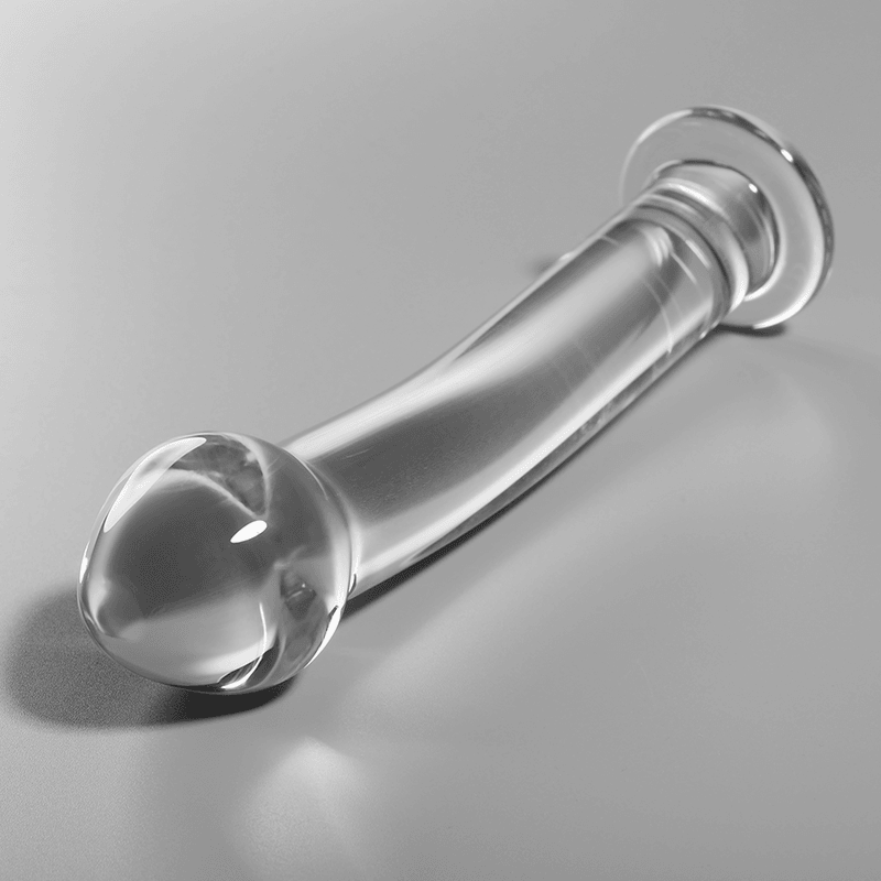 NEBULA SERIES BY IBIZA - MODELO 11 DILDO CRISTAL BOROSILICATO TRANSPARENTE 16 CM -O- 3 CM - Sensuana.es